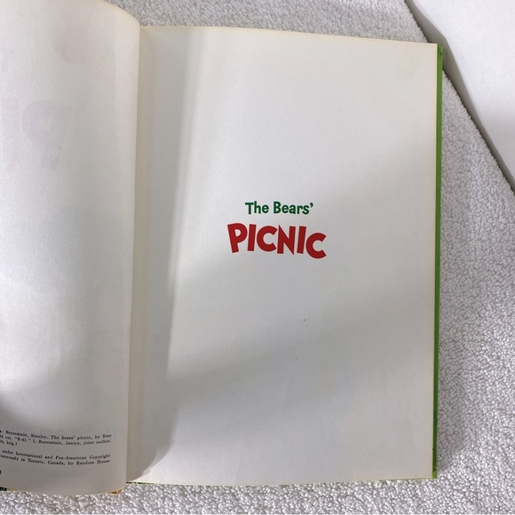 Vintage Bernstein Bears The Bears Picnic Hard Cover Story Book - Picture 4 of 9